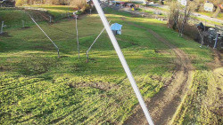 Spodní část sjezdovky skiareálu Karolinka