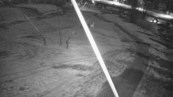 Spodní část sjezdovky skiareálu Karolinka