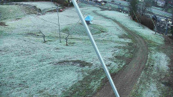 Spodní část sjezdovky skiareálu Karolinka