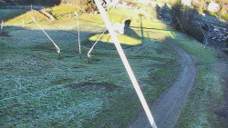 Spodní část sjezdovky skiareálu Karolinka