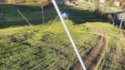 Spodní část sjezdovky skiareálu Karolinka