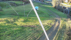 Spodní část sjezdovky skiareálu Karolinka