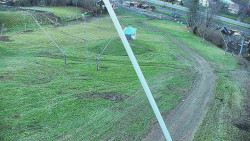 Spodní část sjezdovky skiareálu Karolinka