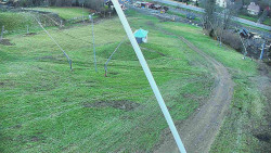 Spodní část sjezdovky skiareálu Karolinka