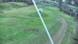 Spodní část sjezdovky skiareálu Karolinka