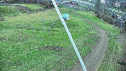 Spodní část sjezdovky skiareálu Karolinka