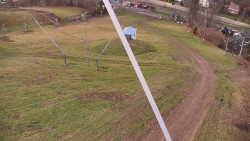 Spodní část sjezdovky skiareálu Karolinka