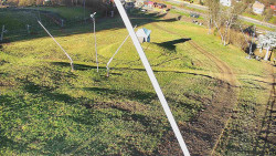 Spodní část sjezdovky skiareálu Karolinka