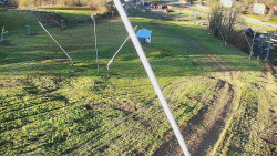 Spodní část sjezdovky skiareálu Karolinka