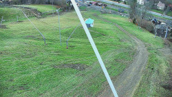 Spodní část sjezdovky skiareálu Karolinka