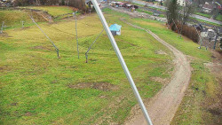 Spodní část sjezdovky skiareálu Karolinka