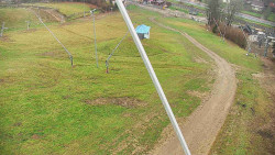 Spodní část sjezdovky skiareálu Karolinka