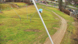 Spodní část sjezdovky skiareálu Karolinka