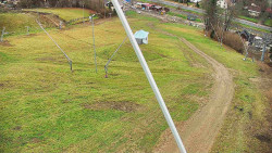 Spodní část sjezdovky skiareálu Karolinka