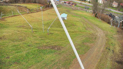 Spodní část sjezdovky skiareálu Karolinka