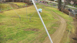 Spodní část sjezdovky skiareálu Karolinka