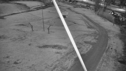 Spodní část sjezdovky skiareálu Karolinka