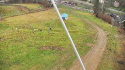 Spodní část sjezdovky skiareálu Karolinka