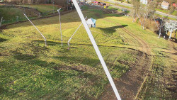 Spodní část sjezdovky skiareálu Karolinka