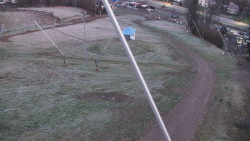 Spodní část sjezdovky skiareálu Karolinka