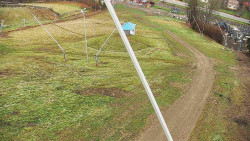 Spodní část sjezdovky skiareálu Karolinka