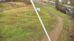 Spodní část sjezdovky skiareálu Karolinka