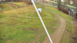 Spodní část sjezdovky skiareálu Karolinka