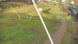 Spodní část sjezdovky skiareálu Karolinka