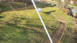 Spodní část sjezdovky skiareálu Karolinka