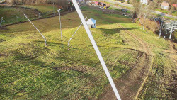 Spodní část sjezdovky skiareálu Karolinka