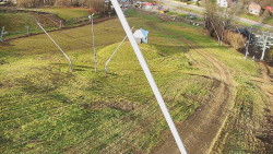 Spodní část sjezdovky skiareálu Karolinka