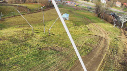 Spodní část sjezdovky skiareálu Karolinka