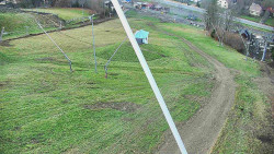 Spodní část sjezdovky skiareálu Karolinka