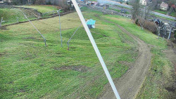 Spodní část sjezdovky skiareálu Karolinka