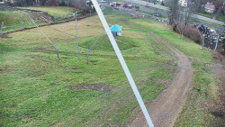 Spodní část sjezdovky skiareálu Karolinka