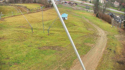 Spodní část sjezdovky skiareálu Karolinka