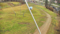 Spodní část sjezdovky skiareálu Karolinka