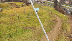 Spodní část sjezdovky skiareálu Karolinka