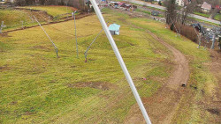 Spodní část sjezdovky skiareálu Karolinka