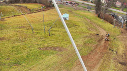 Spodní část sjezdovky skiareálu Karolinka