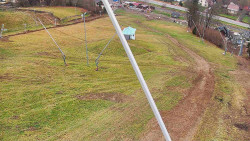 Spodní část sjezdovky skiareálu Karolinka