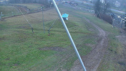 Spodní část sjezdovky skiareálu Karolinka