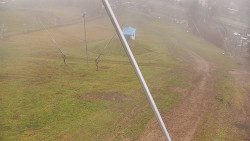 Spodní část sjezdovky skiareálu Karolinka