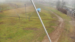 Spodní část sjezdovky skiareálu Karolinka