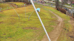 Spodní část sjezdovky skiareálu Karolinka