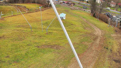 Spodní část sjezdovky skiareálu Karolinka