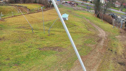 Spodní část sjezdovky skiareálu Karolinka