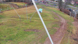 Spodní část sjezdovky skiareálu Karolinka