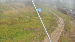 Spodní část sjezdovky skiareálu Karolinka