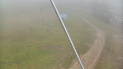 Spodní část sjezdovky skiareálu Karolinka